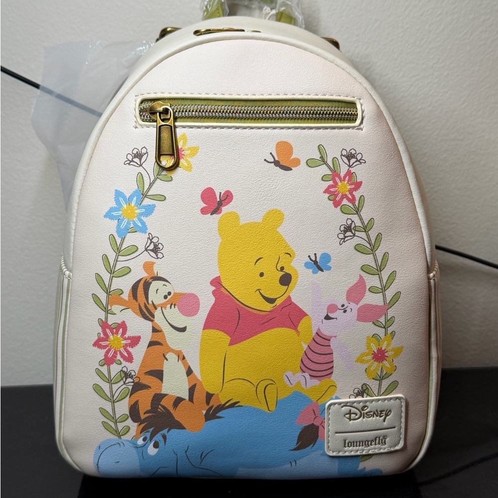 Loungefly Disney Winnie The Pooh Flowers Mini Backpack